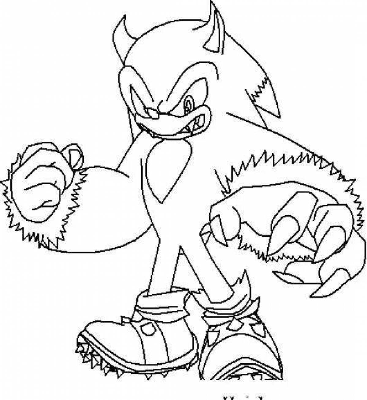 Sonic xz fun coloring book