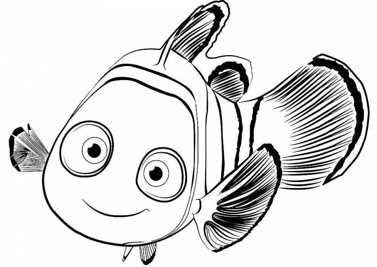 A fun dory coloring book