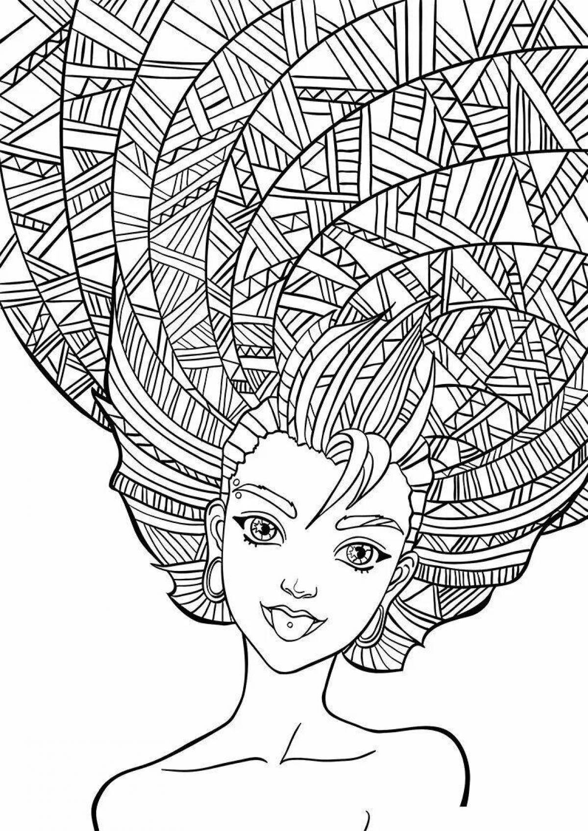 Adorable coloring book for adults and children