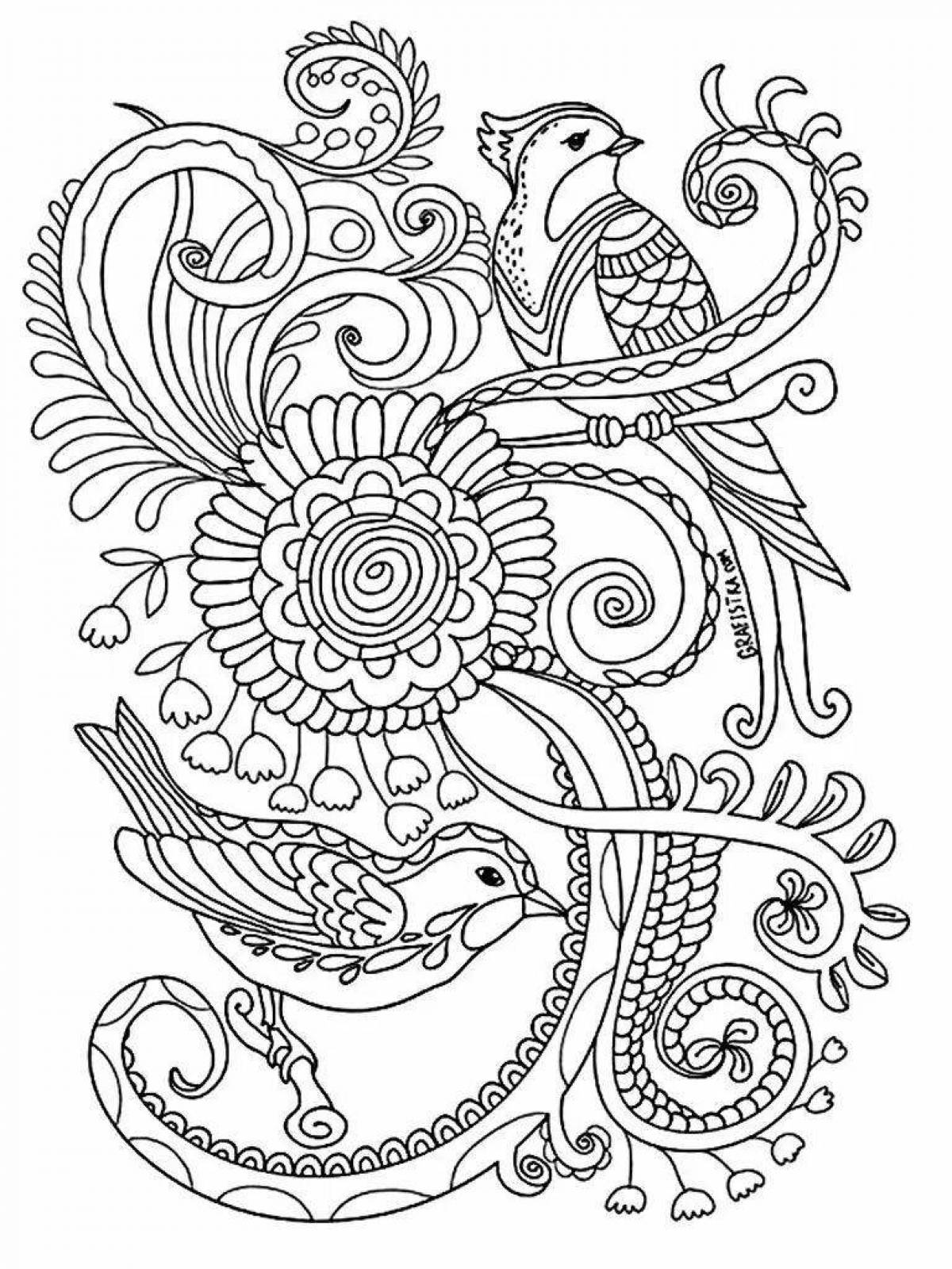 Playful coloring for adult children