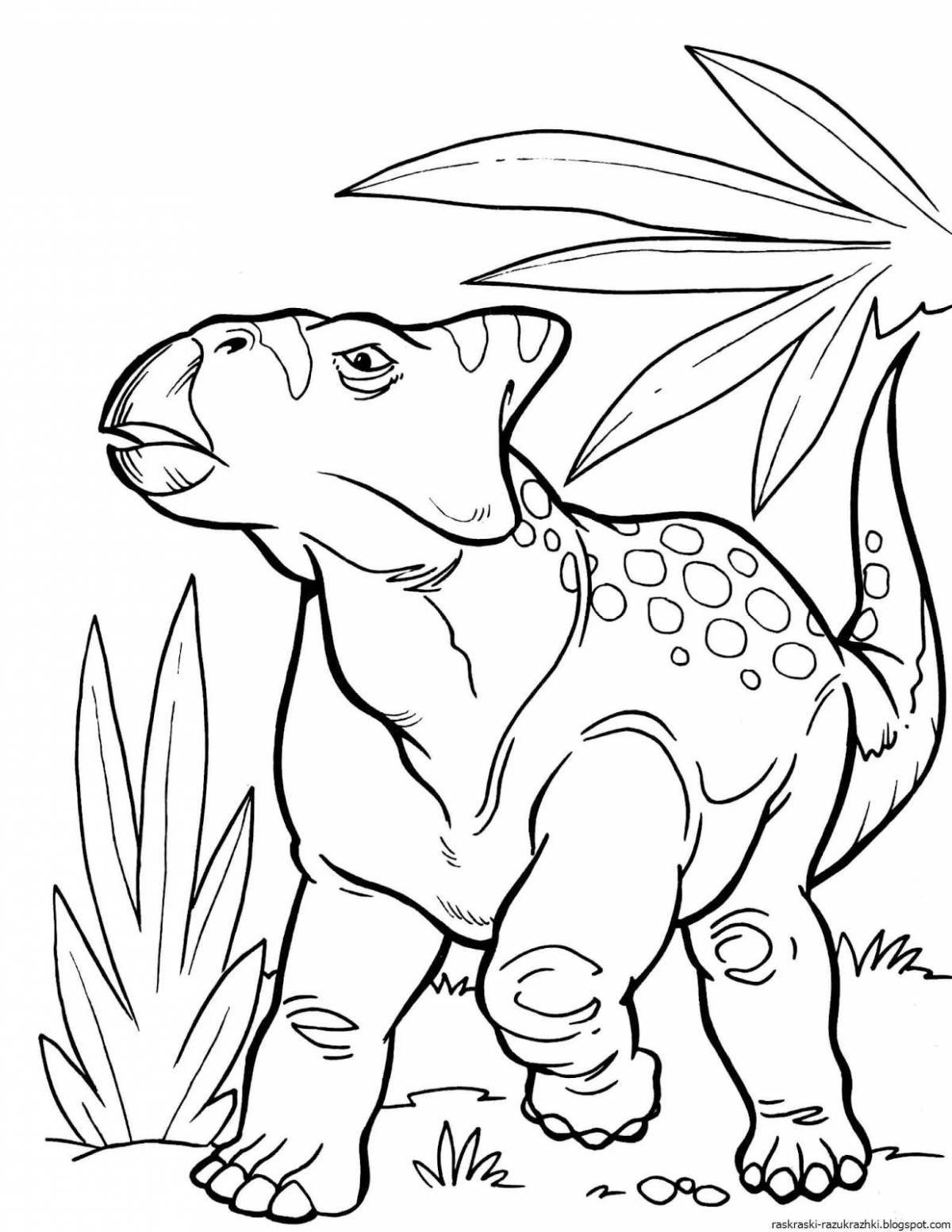 Furious coloring for girls dinosaurs