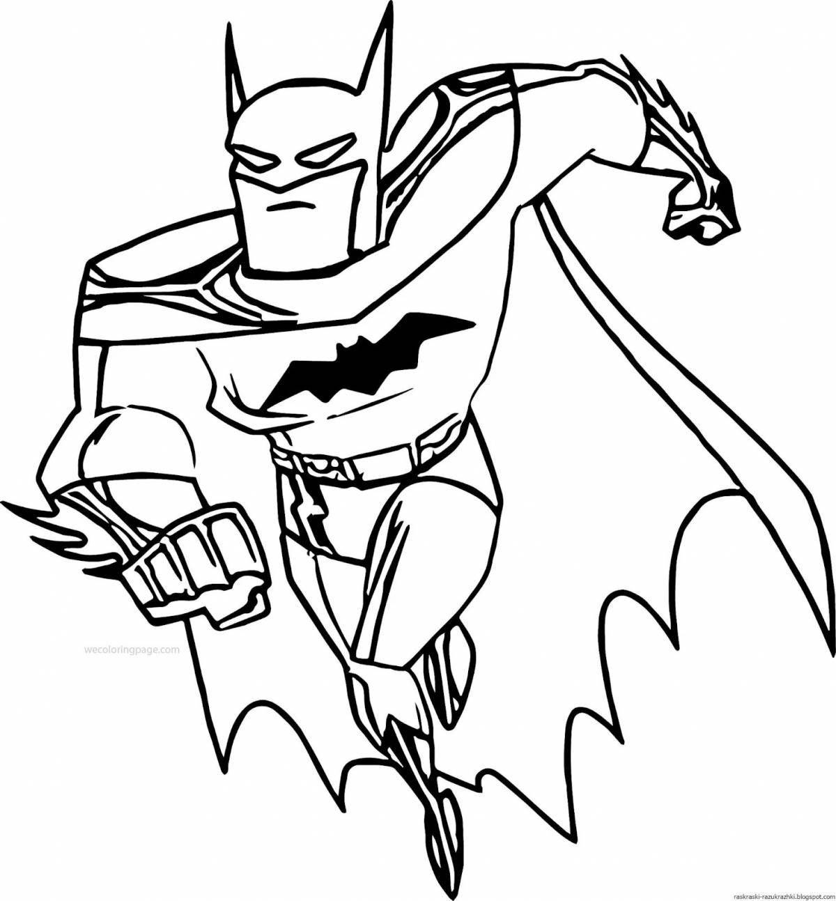 Bright batman coloring book