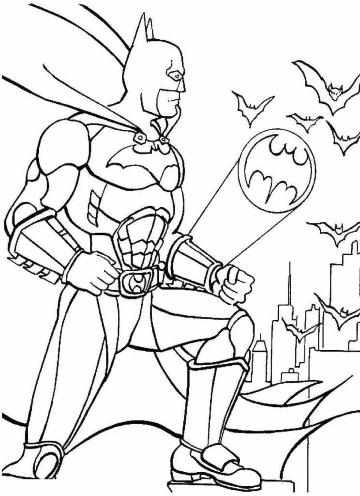 Innovative batman coloring