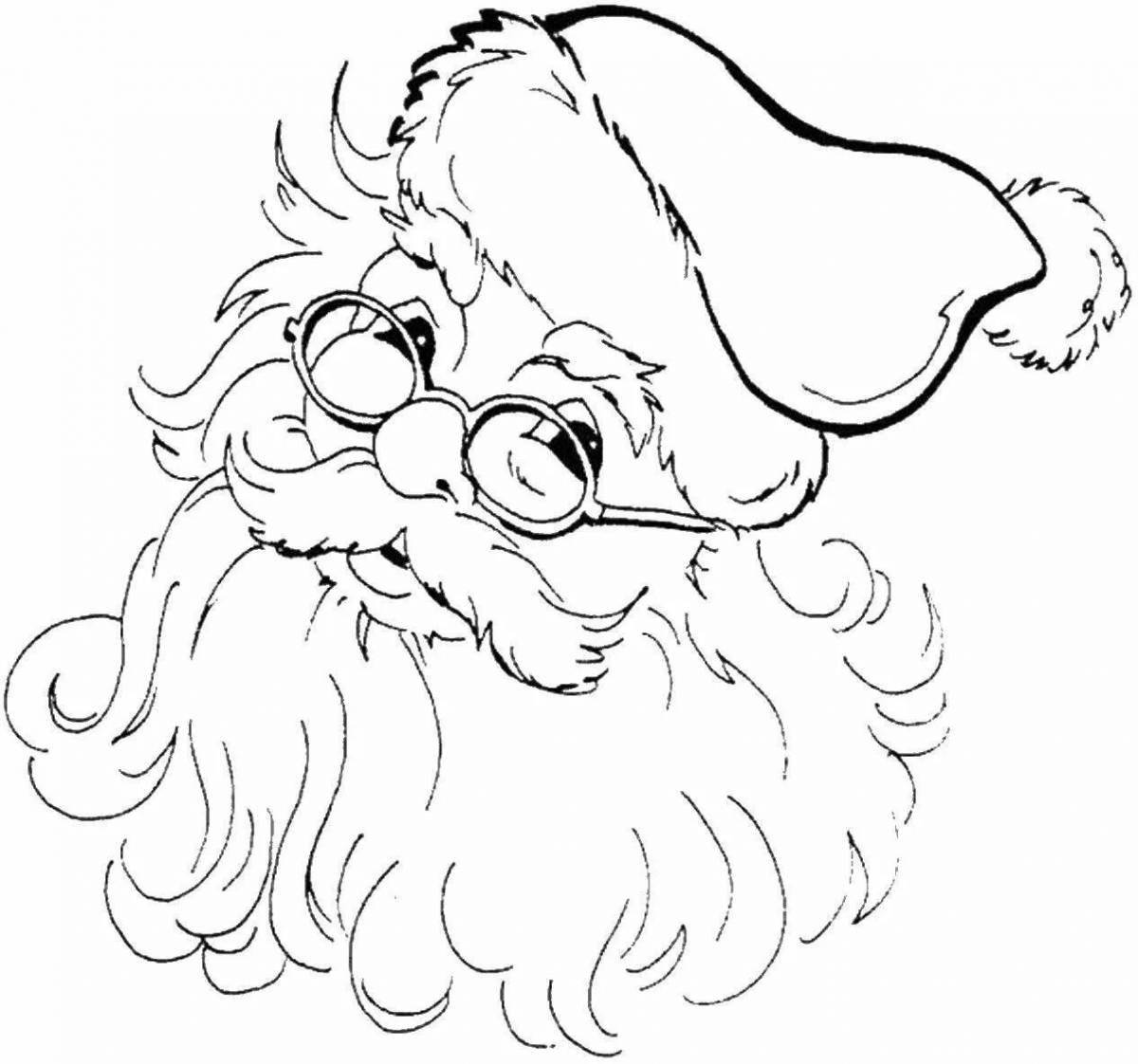 Blessed Santa Claus coloring page