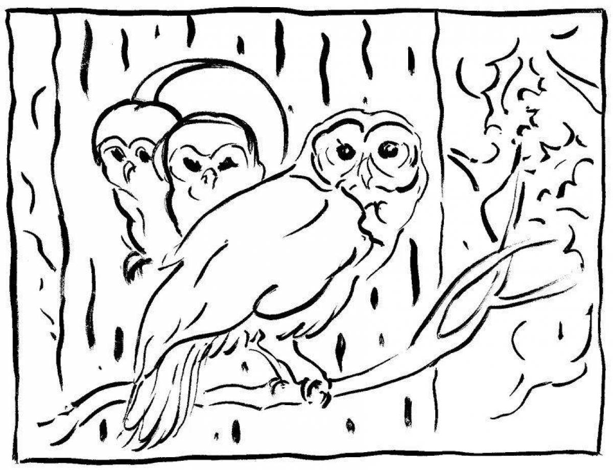 Owl in the hollow #7