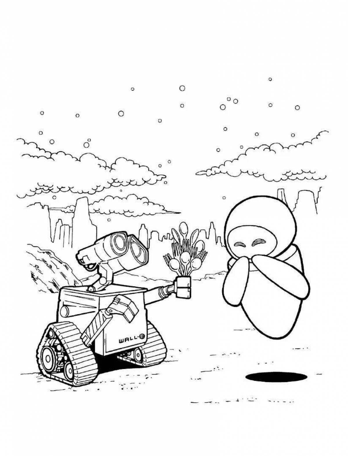 Funny valley and eva coloring