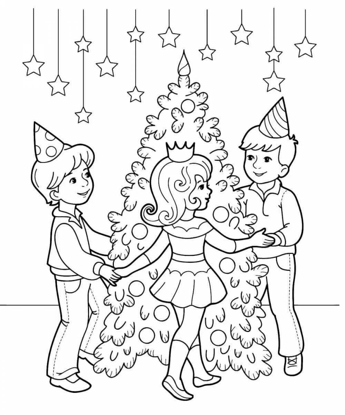Joyful Christmas coloring book