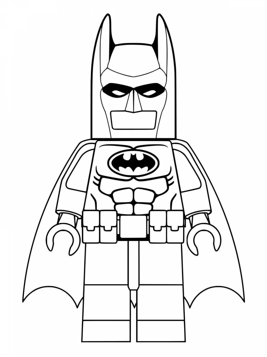 Лего Бэтмен раскраска