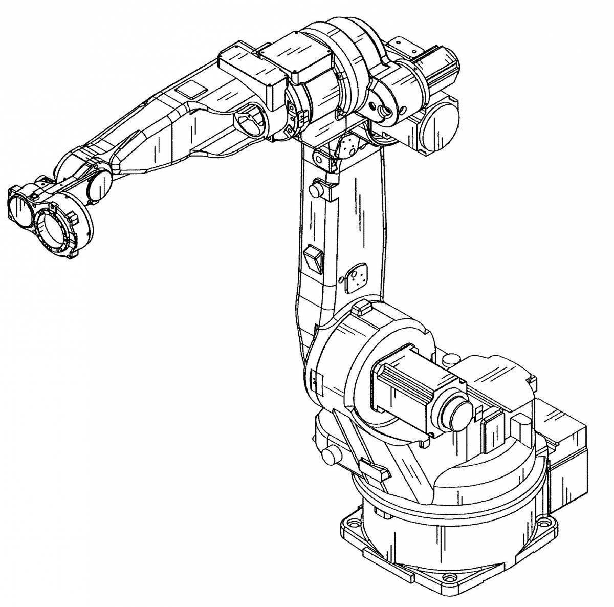 Робот манипулятор рисунок