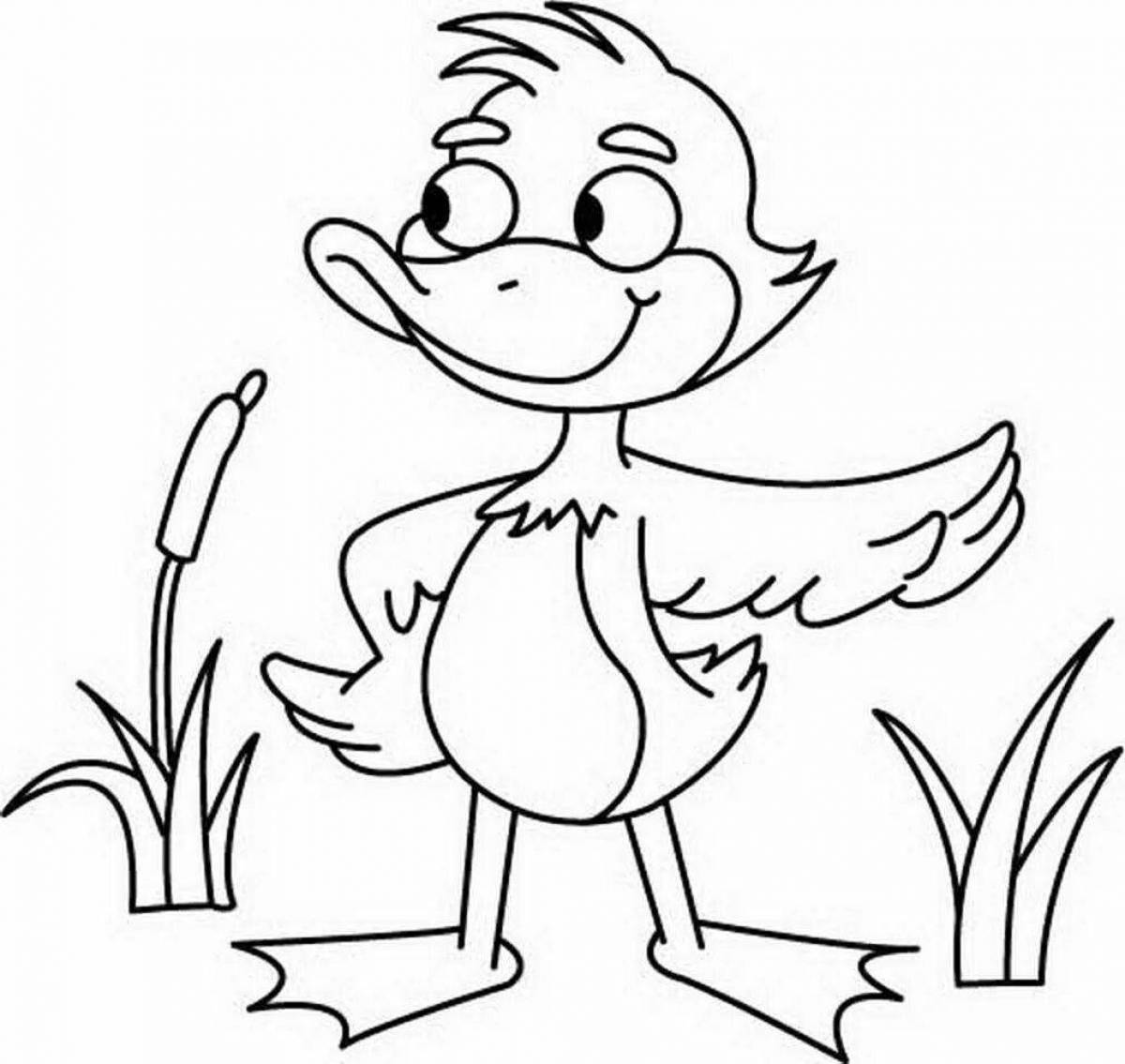 храбрый утёнок борис житков расскарка. рисунки карандашом храбрый утенок. храбрый утенок и стрекоза рисунок. храбрый утёнок борис житков раскраска.