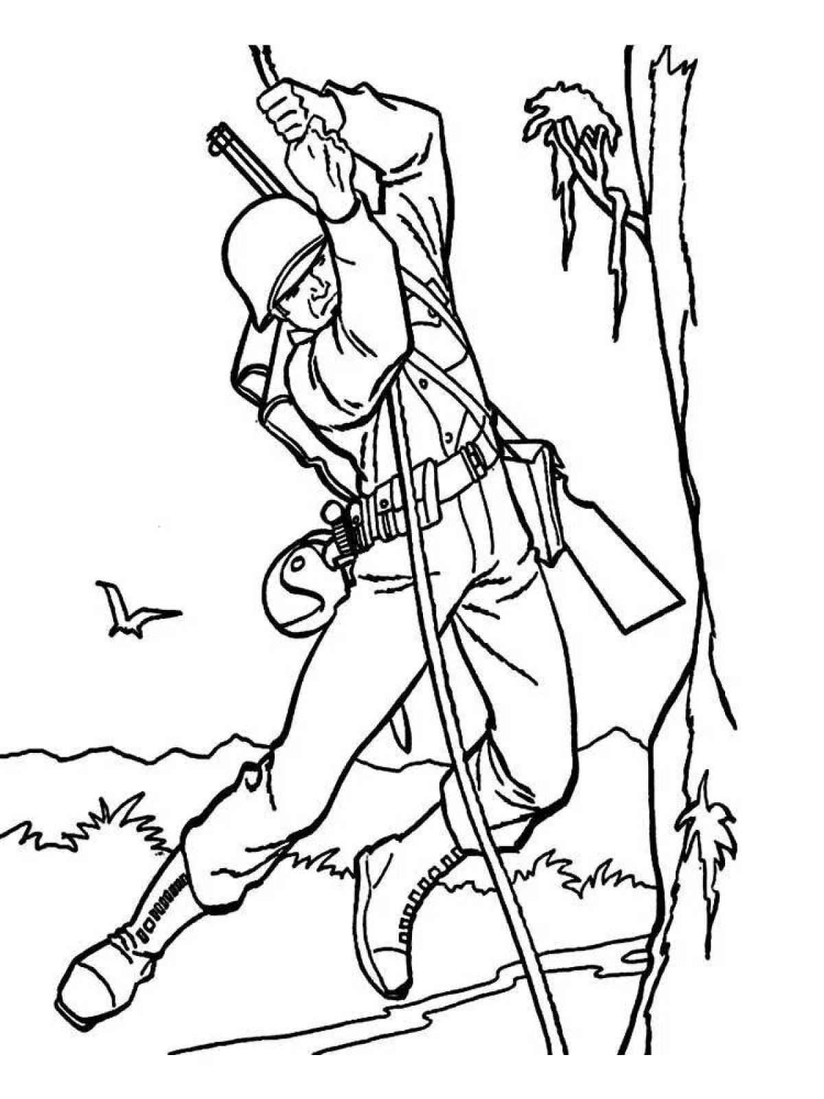 Coloring book great patriotic war