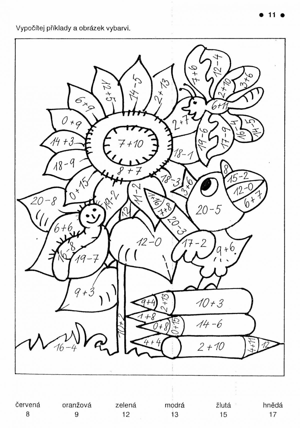 Fun math for grade 2 coloring up to 100