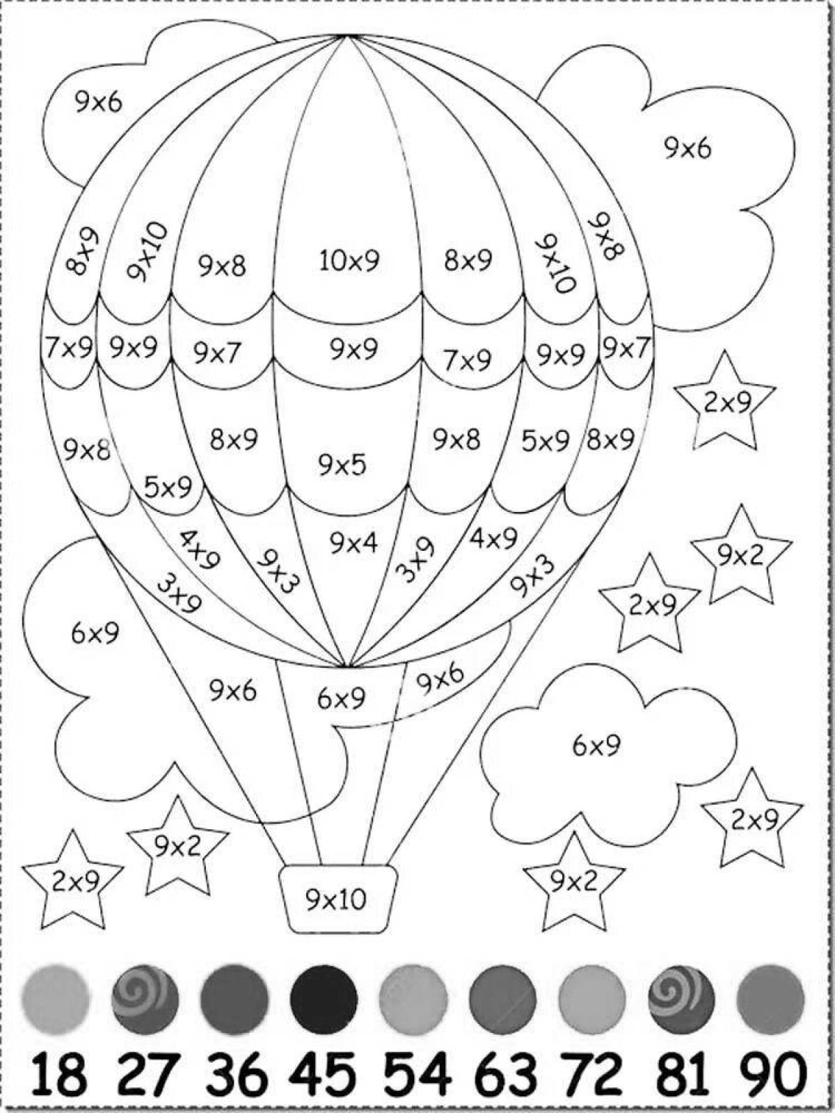 Colorful coloring multiplication by 2