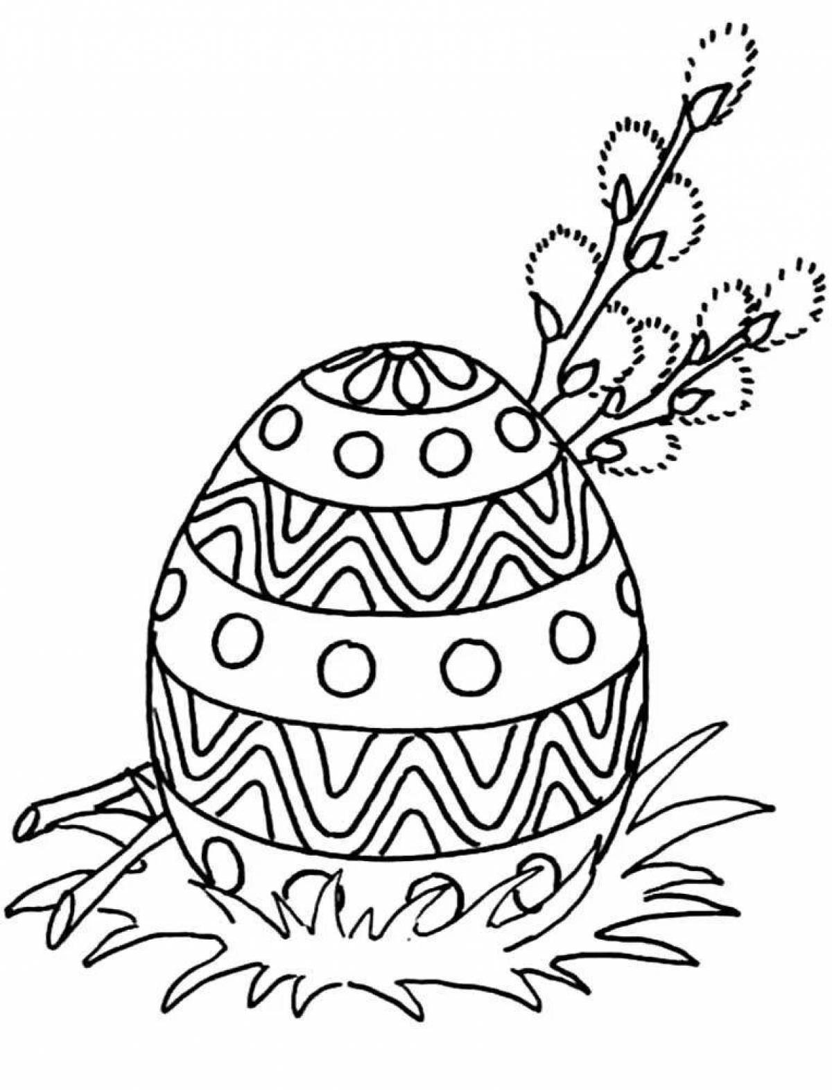 Living Easter coloring