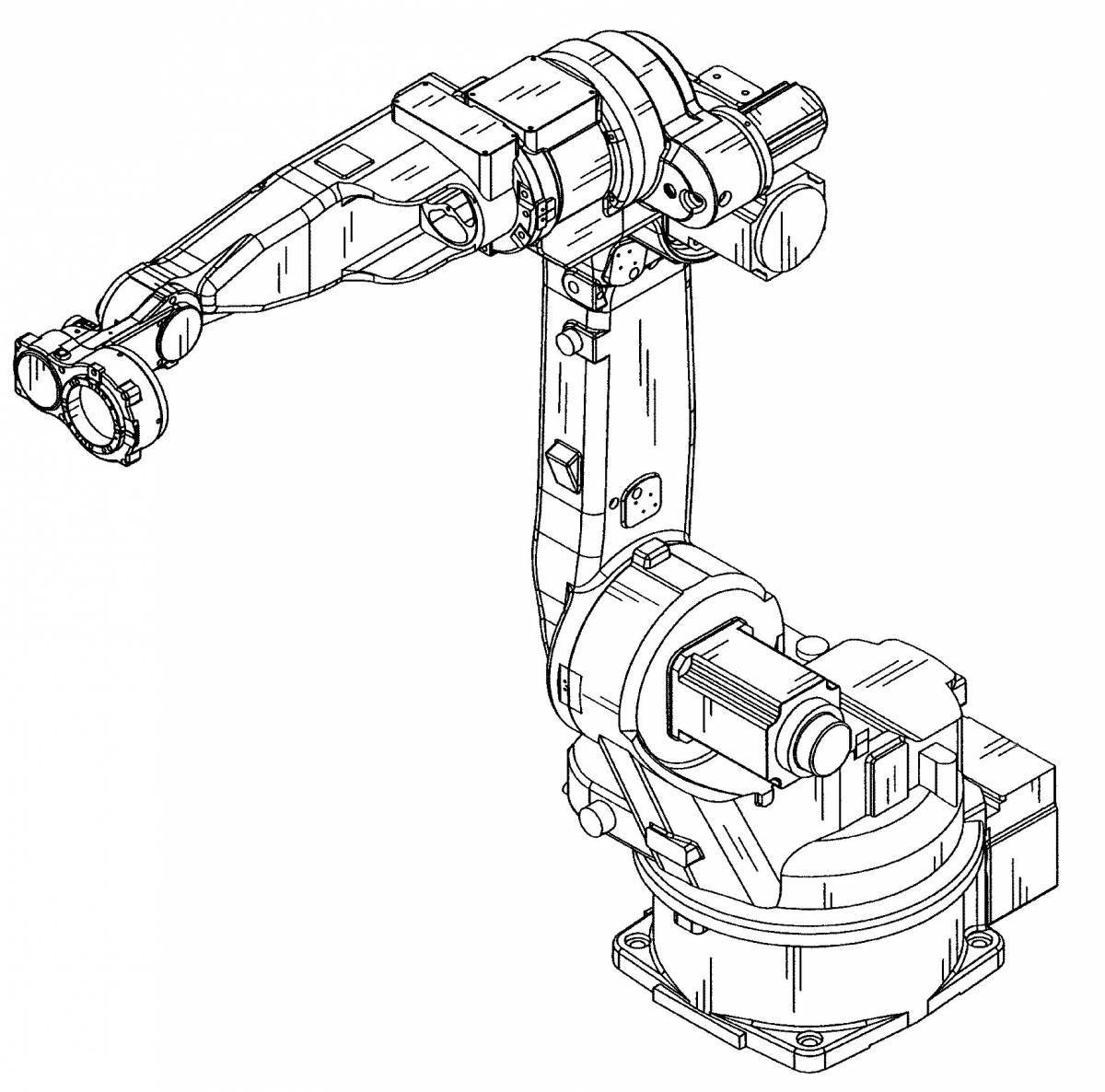 Coloring page eye-catching manipulator