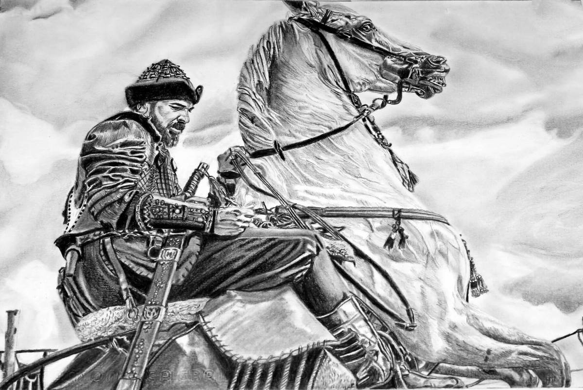 Coloring page charming ertugrul