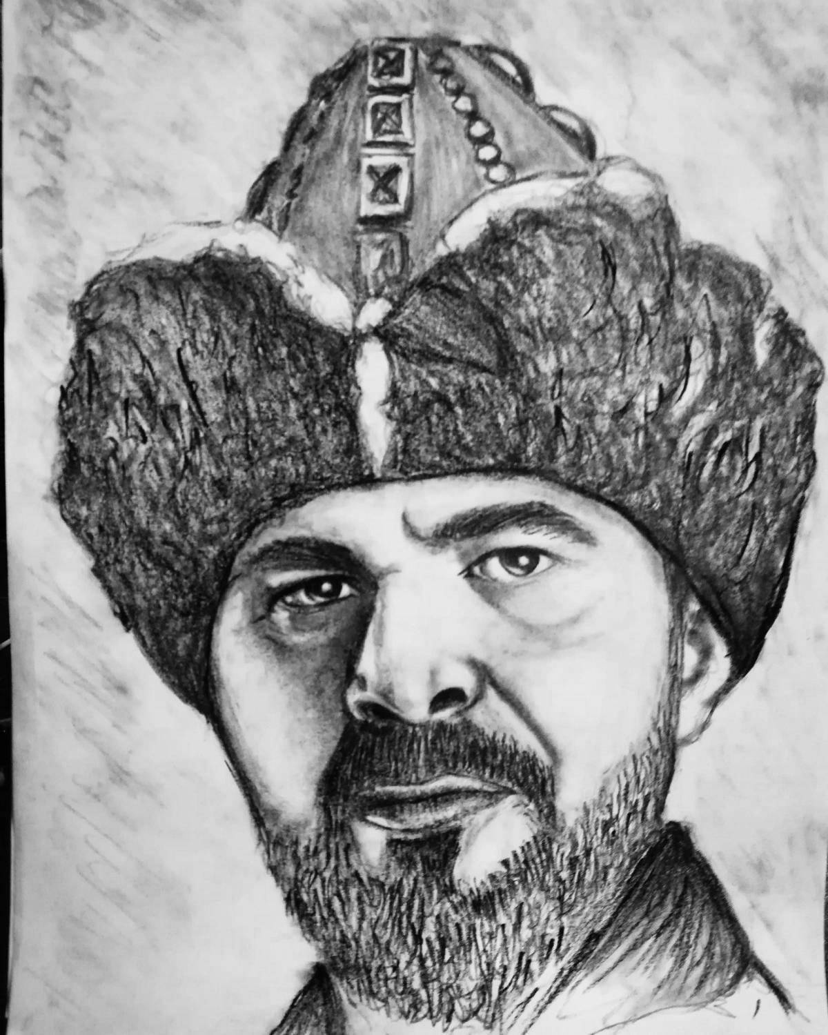 Coloring page spectacular ertugrul