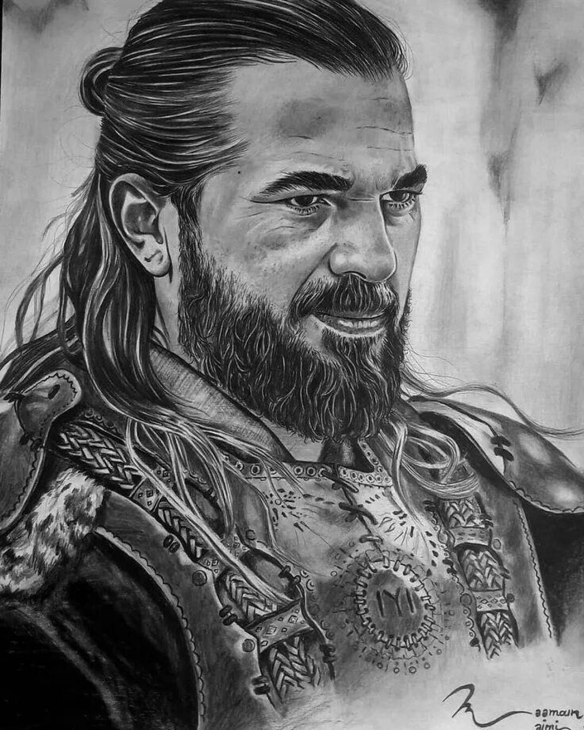 Раскраска памятный эртугрул