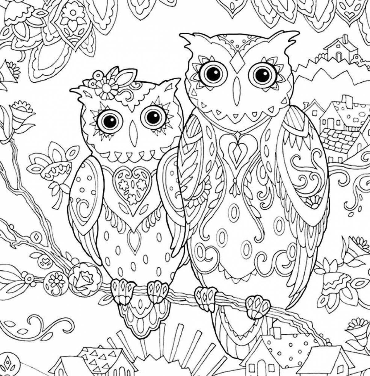 Design a detailed coloring book