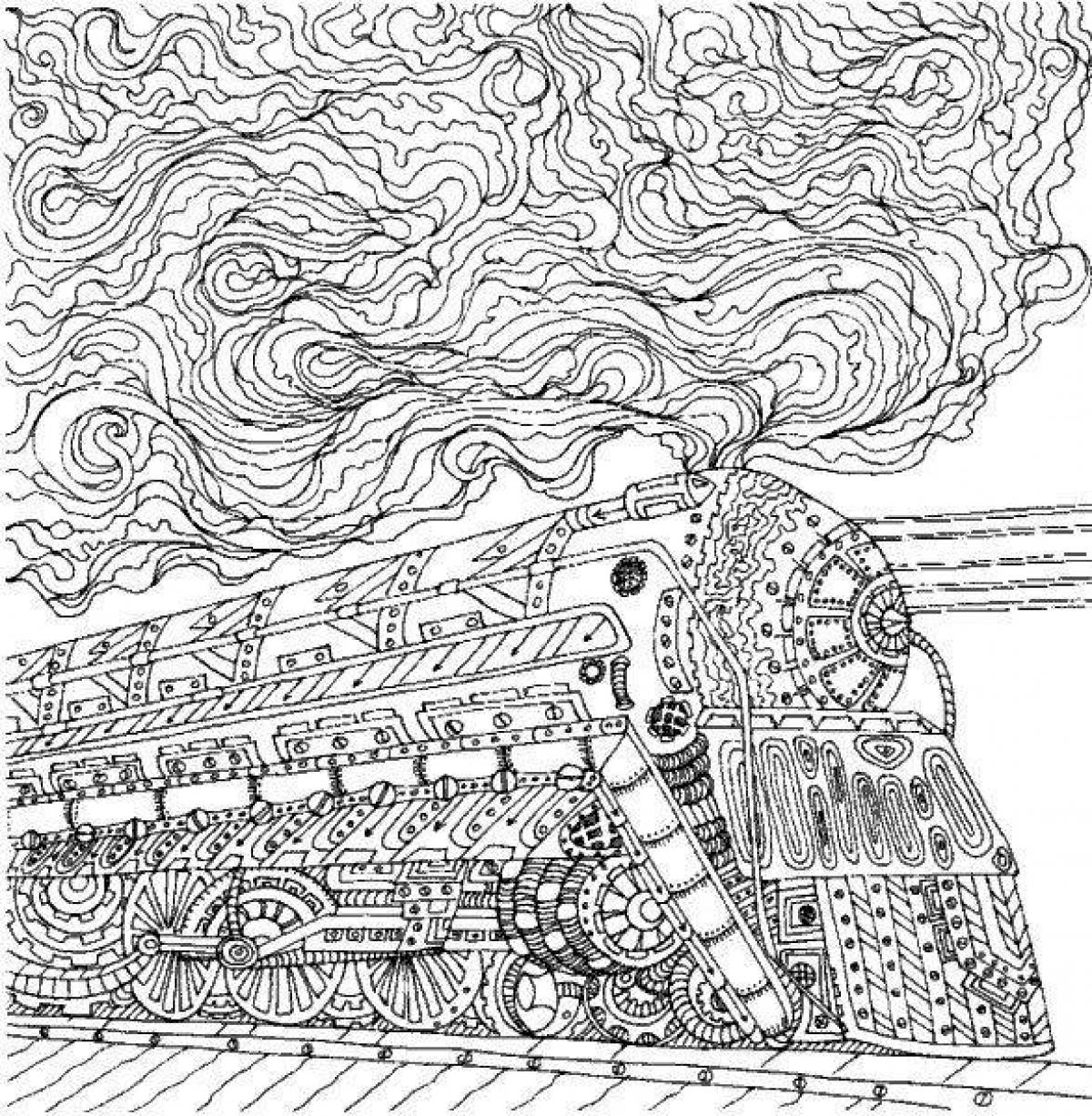 Amazingly detailed coloring book