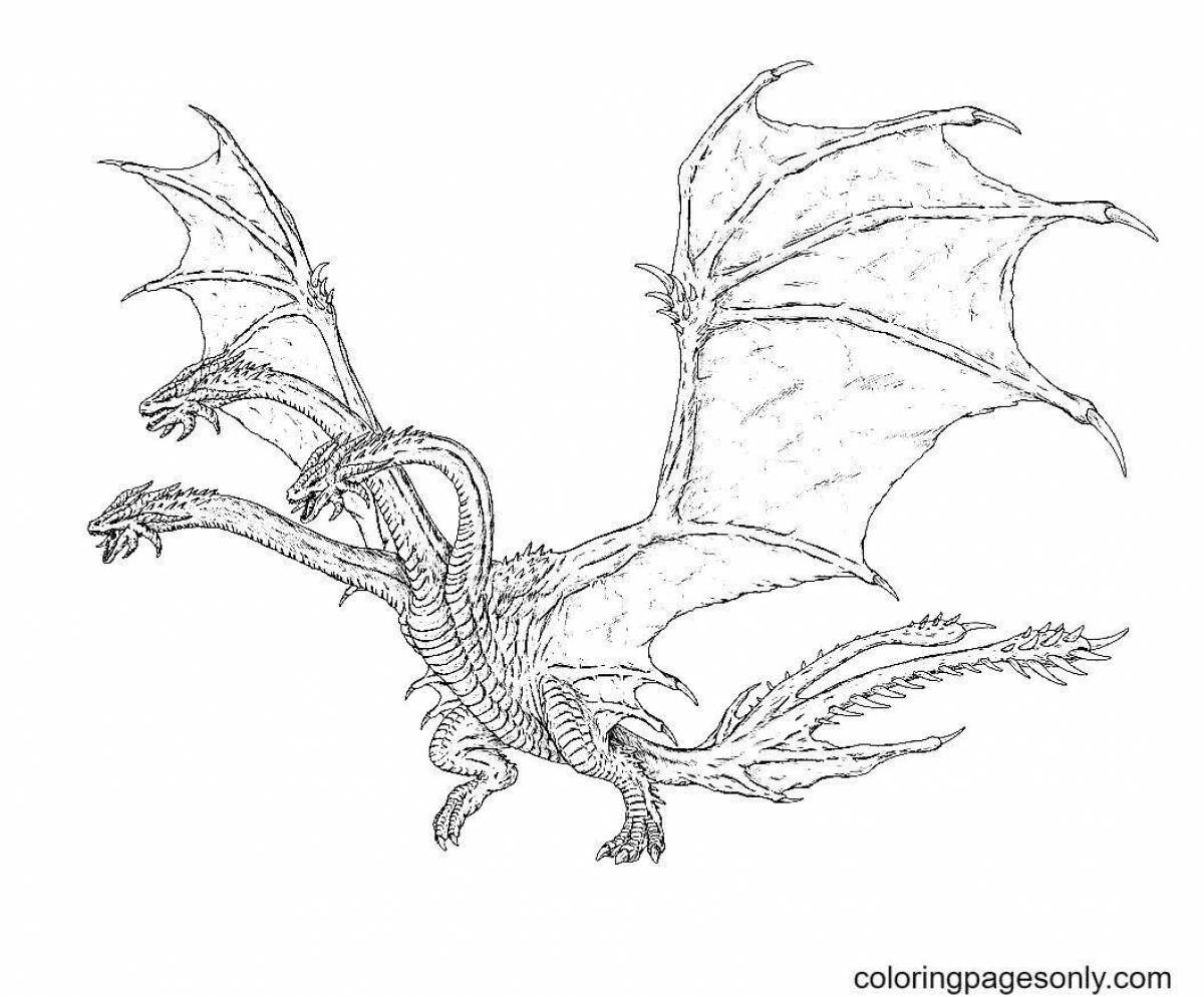 Great hydra coloring book