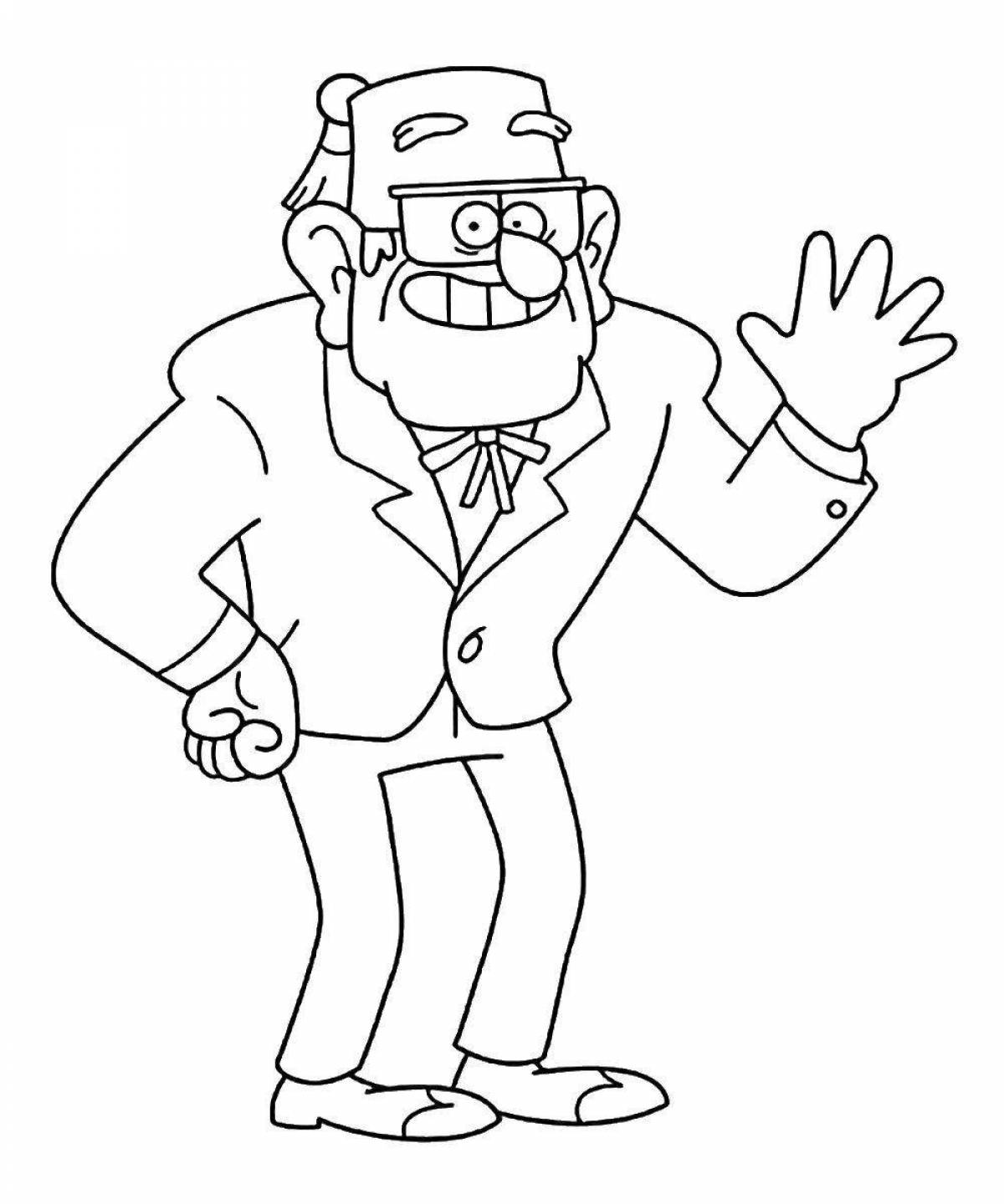 Awesome Gravity Falls Coloring Pages