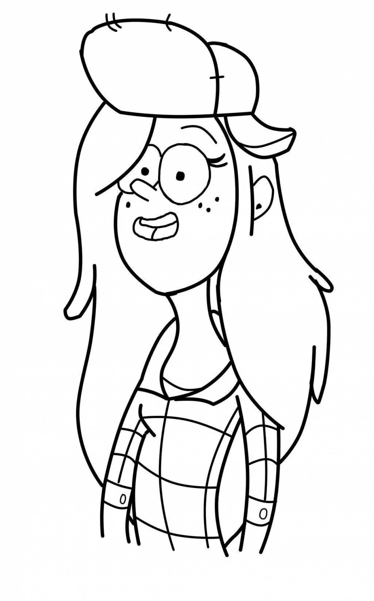 Incredible Gravity Falls Coloring Pages