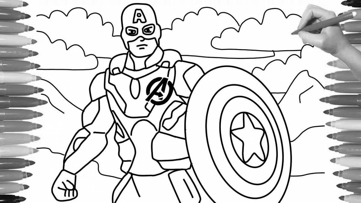 Bold icon coloring page