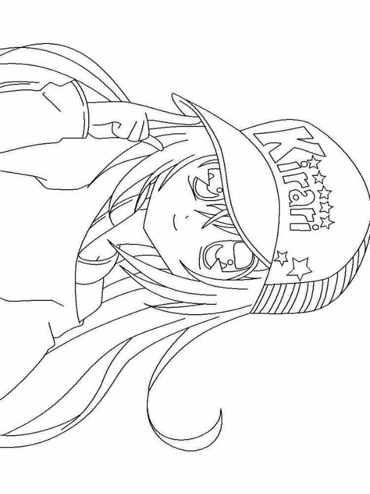 Photo Magic icon coloring page