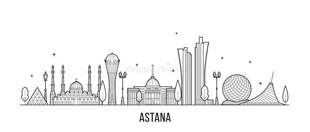 Coloring bright astana