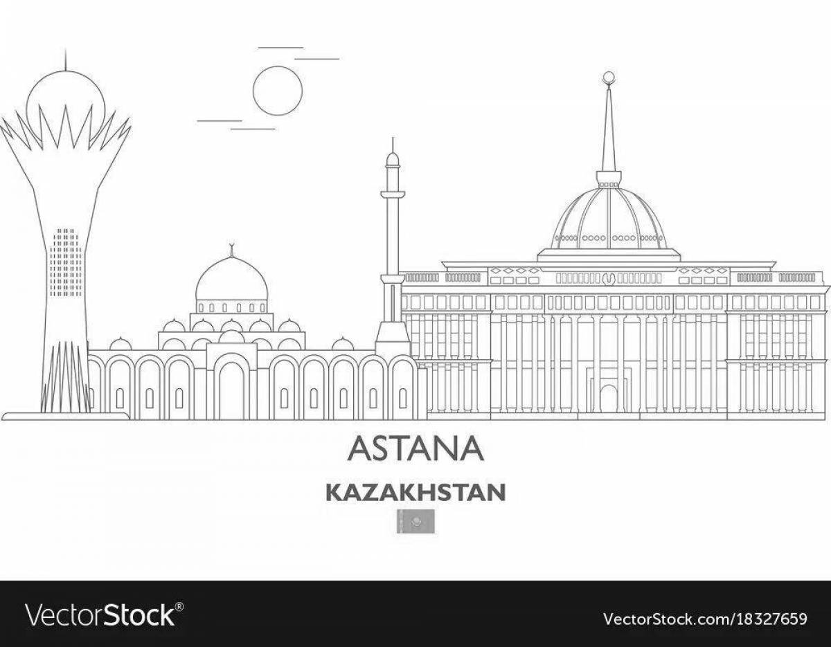 Colouring gorgeous astana