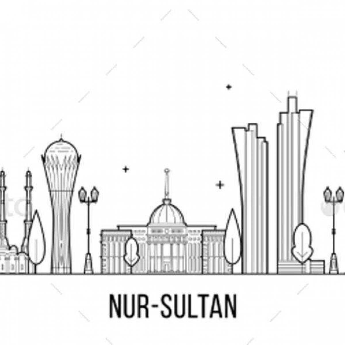 Coloring quirky astana
