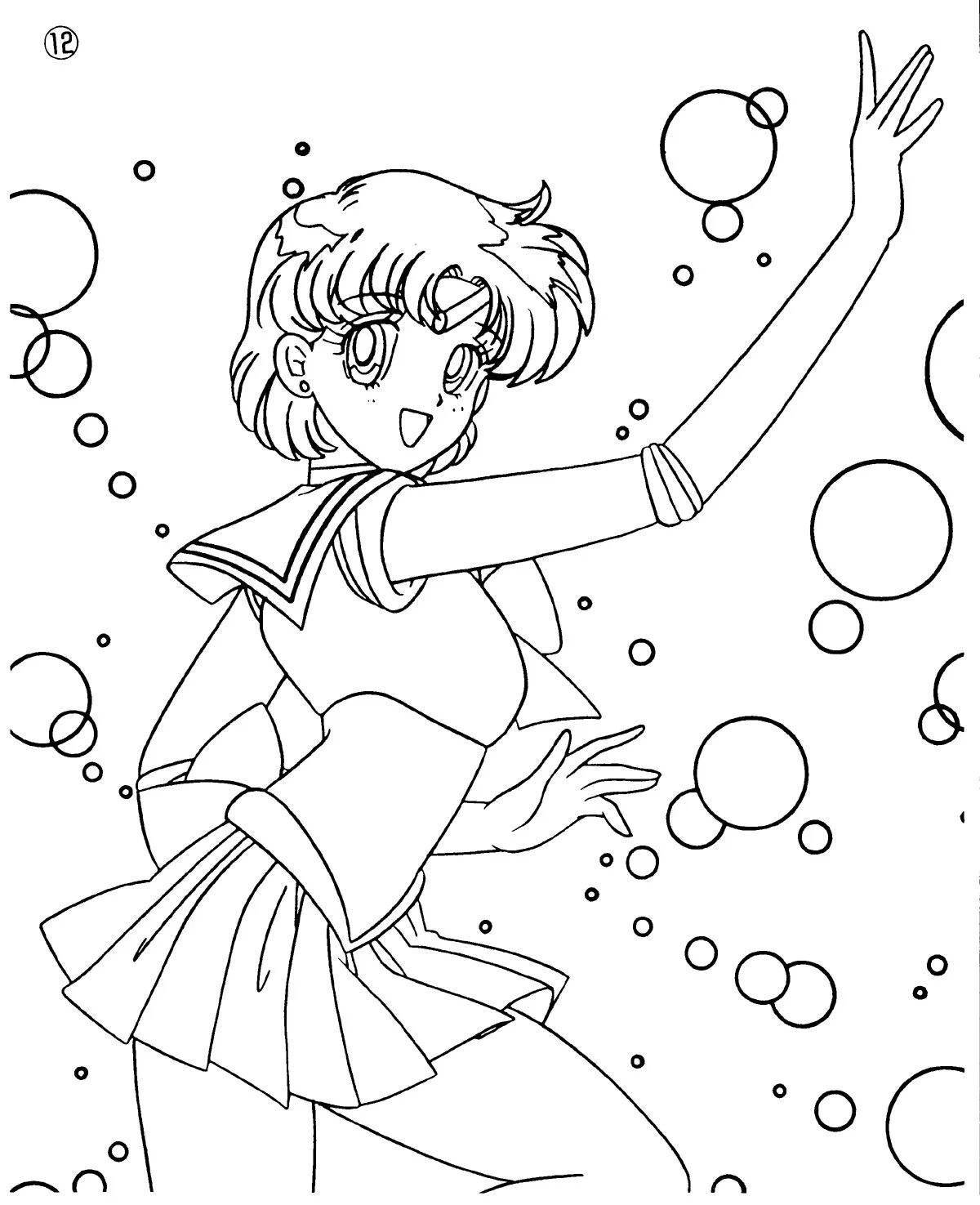 Coloring page mysterious mercury