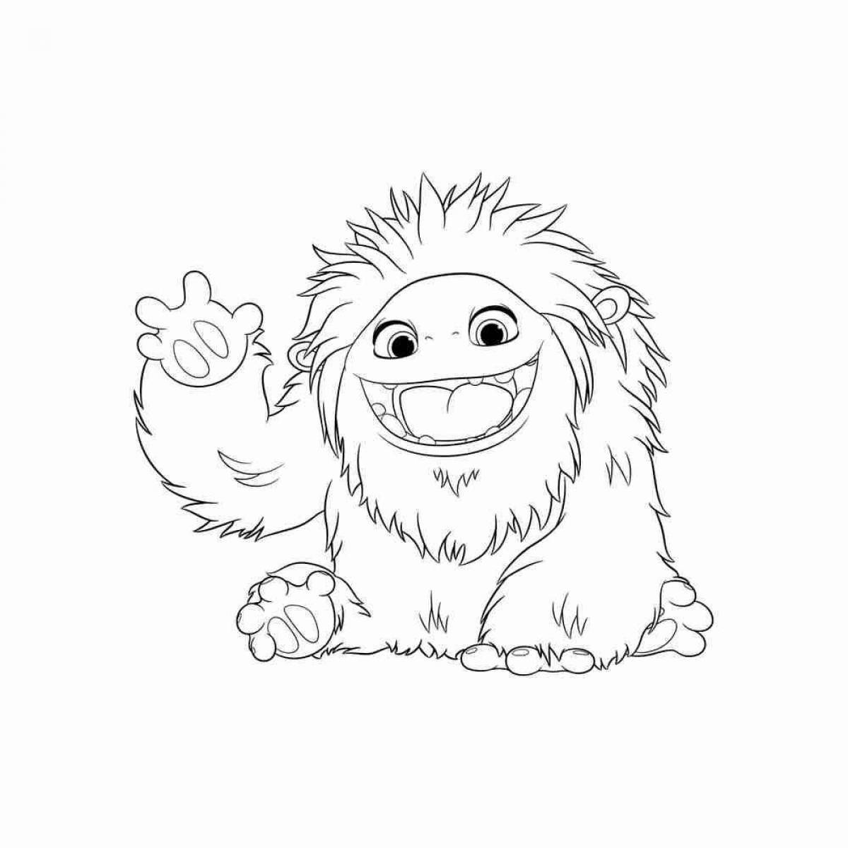 Fancy Yeti Coloring