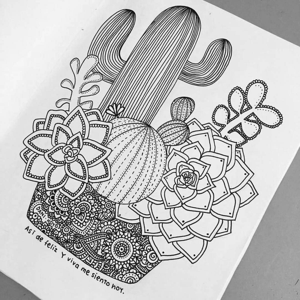 Wonderful anti-stress coloring book