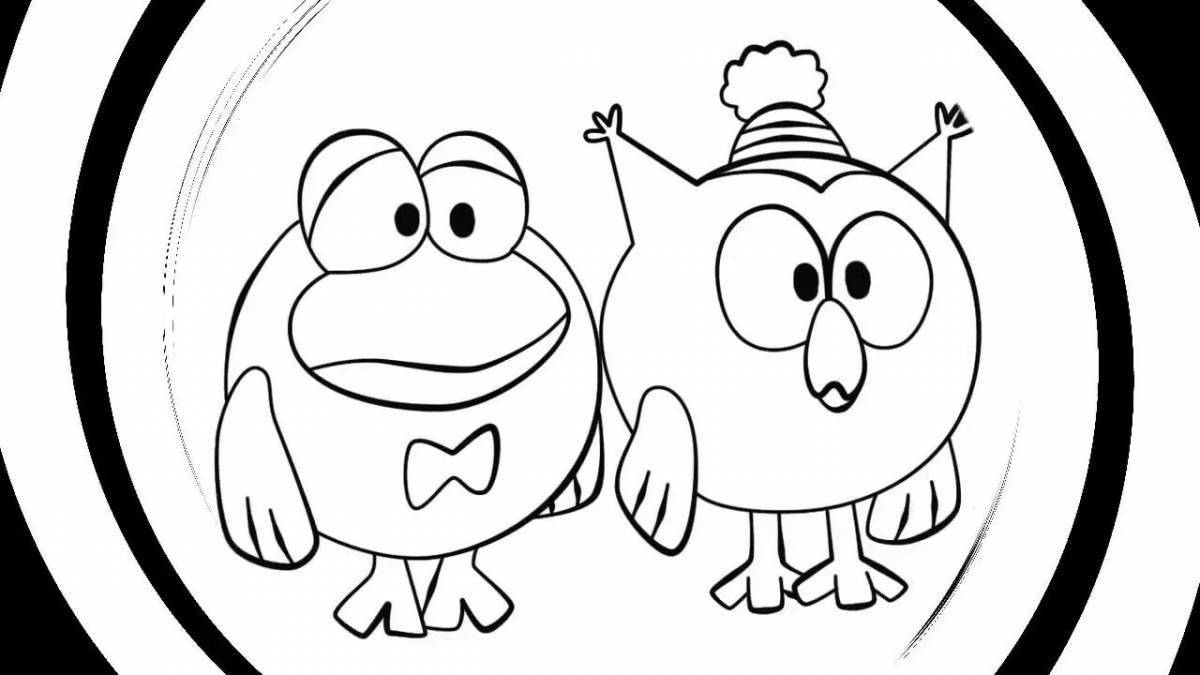 Awesome coloring pages smeshariki start