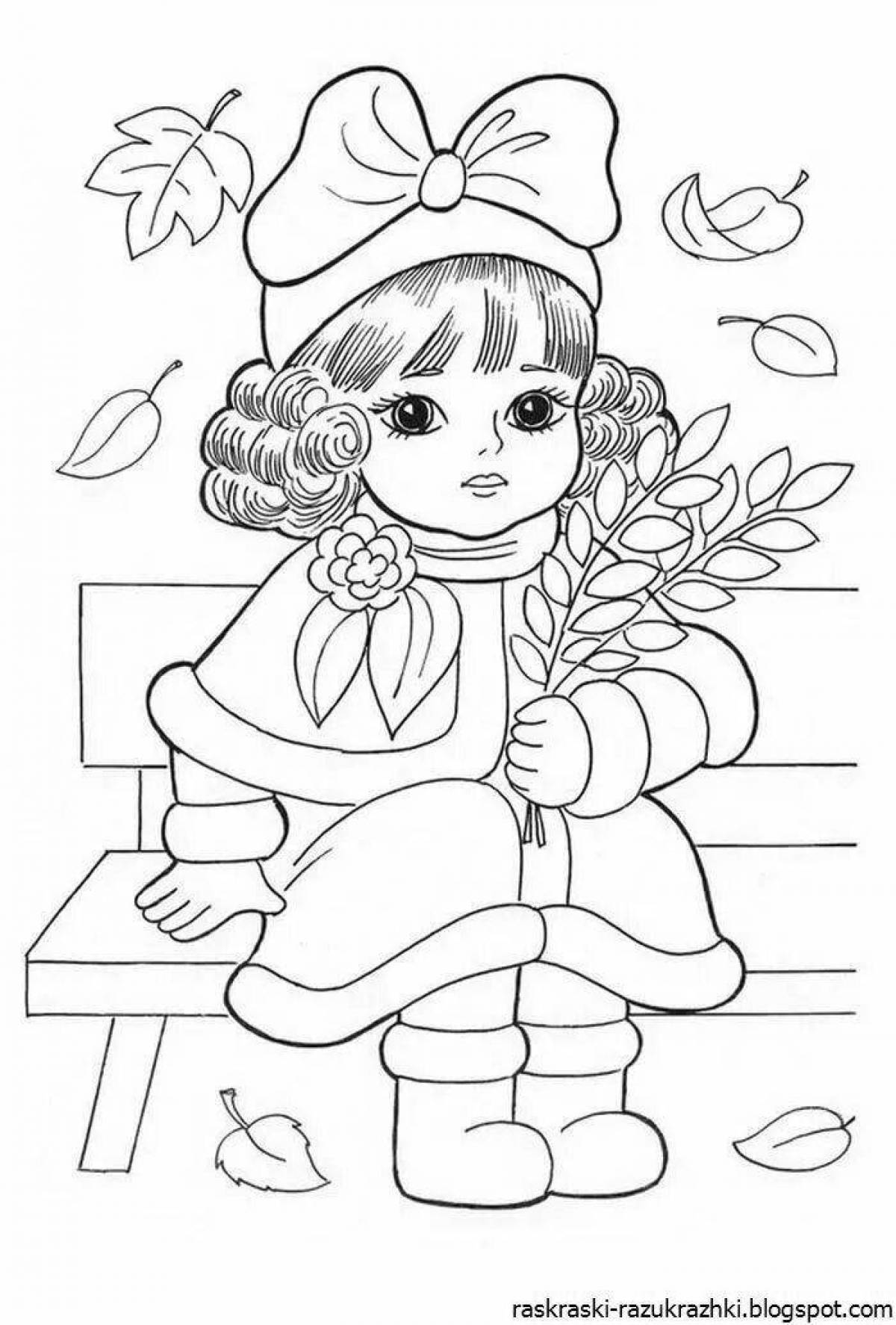 Heavenly beautiful children's coloring book
