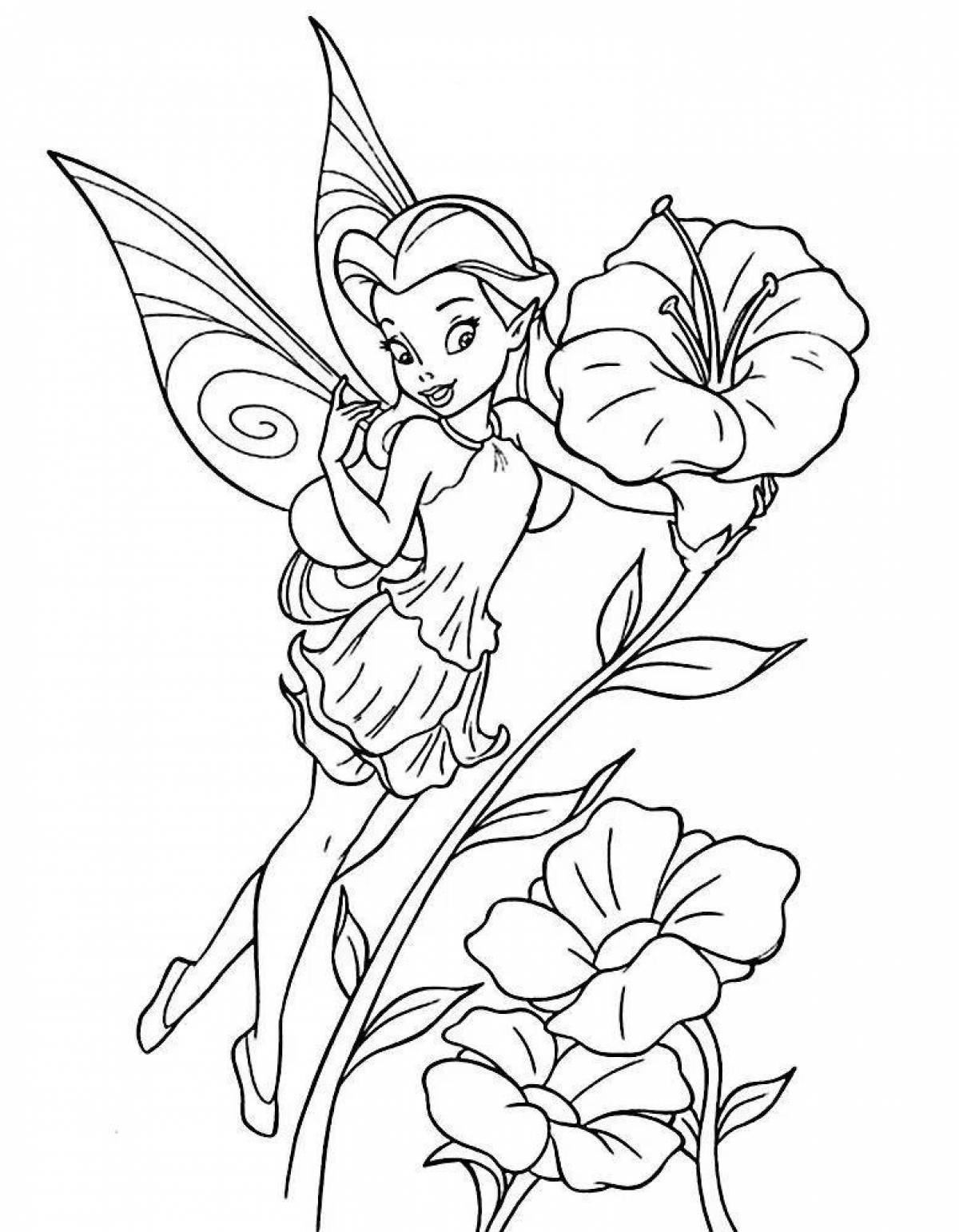 Cute beautiful children's coloring book