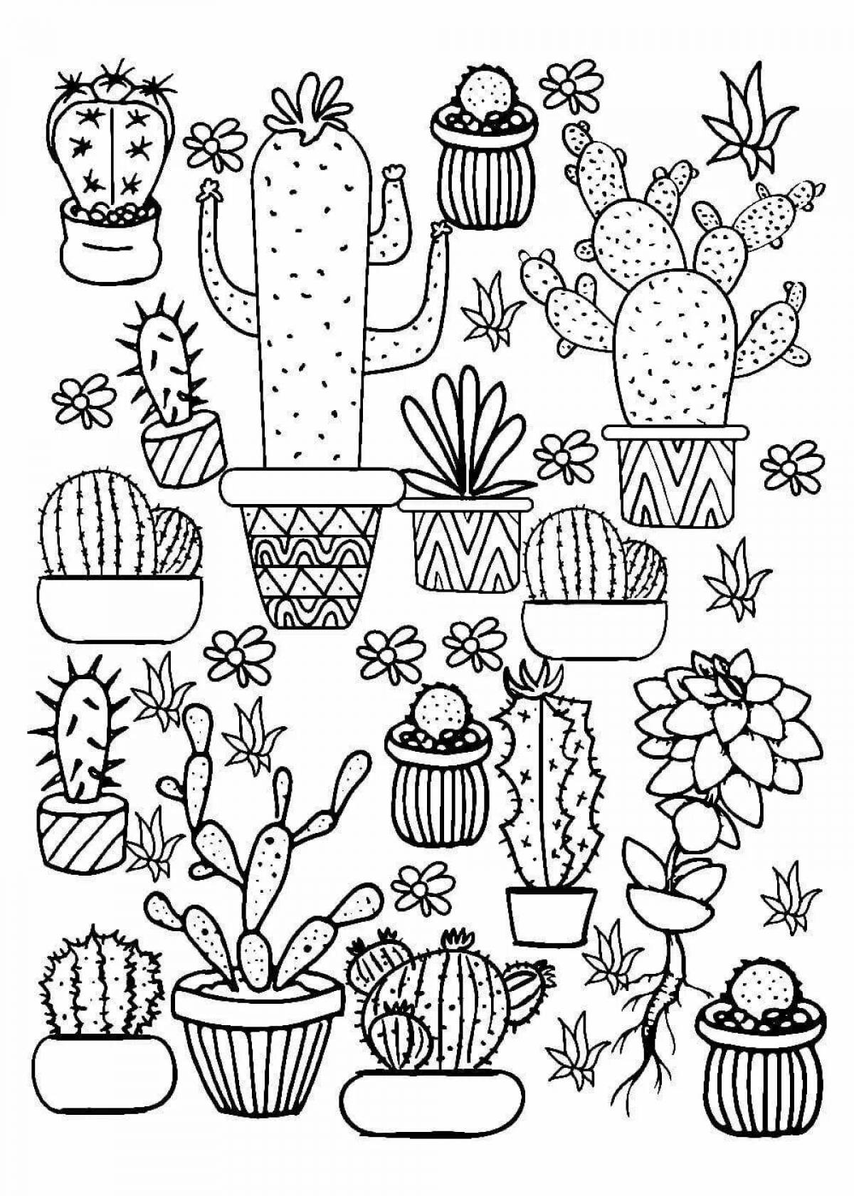 Fascinating anti-stress coloring book