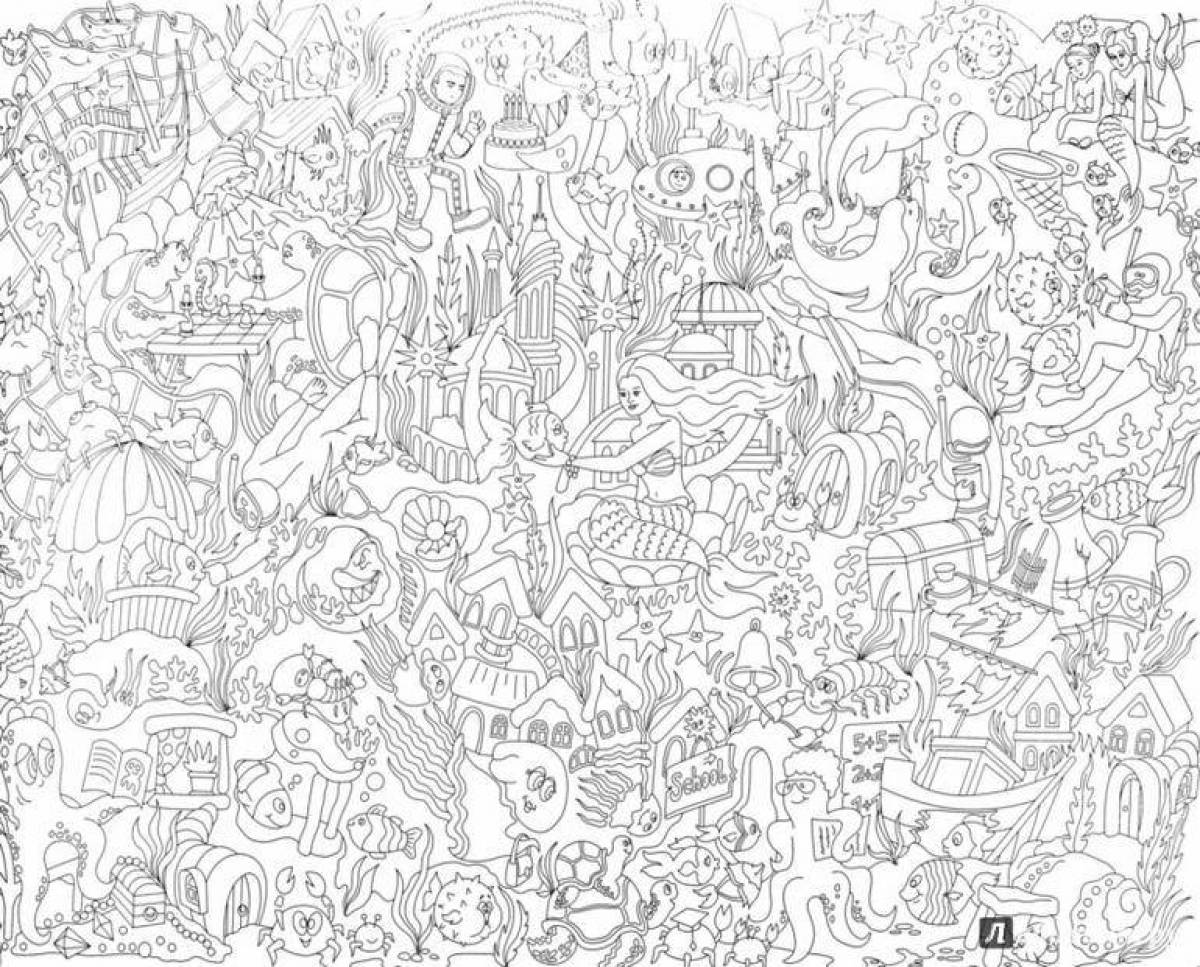 Great lost worlds coloring book