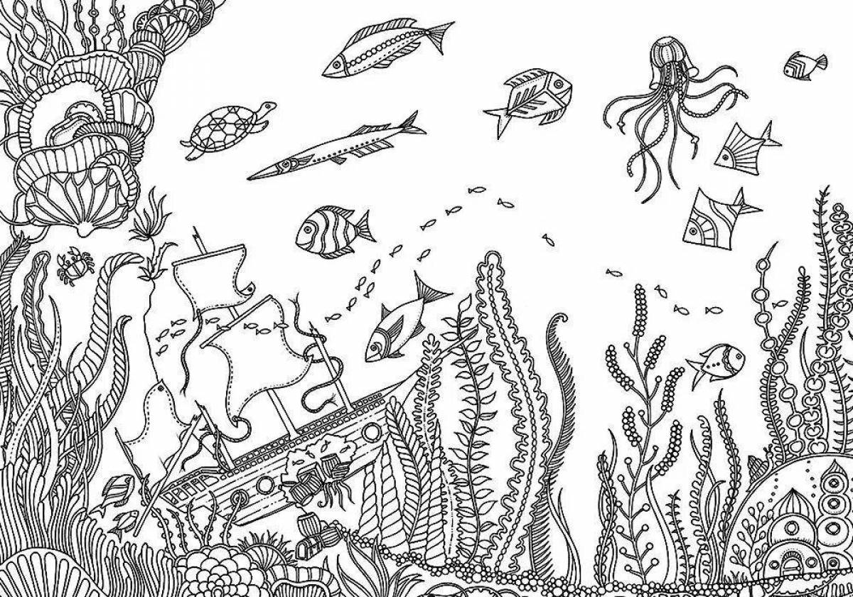 Amazing Lost Worlds coloring book