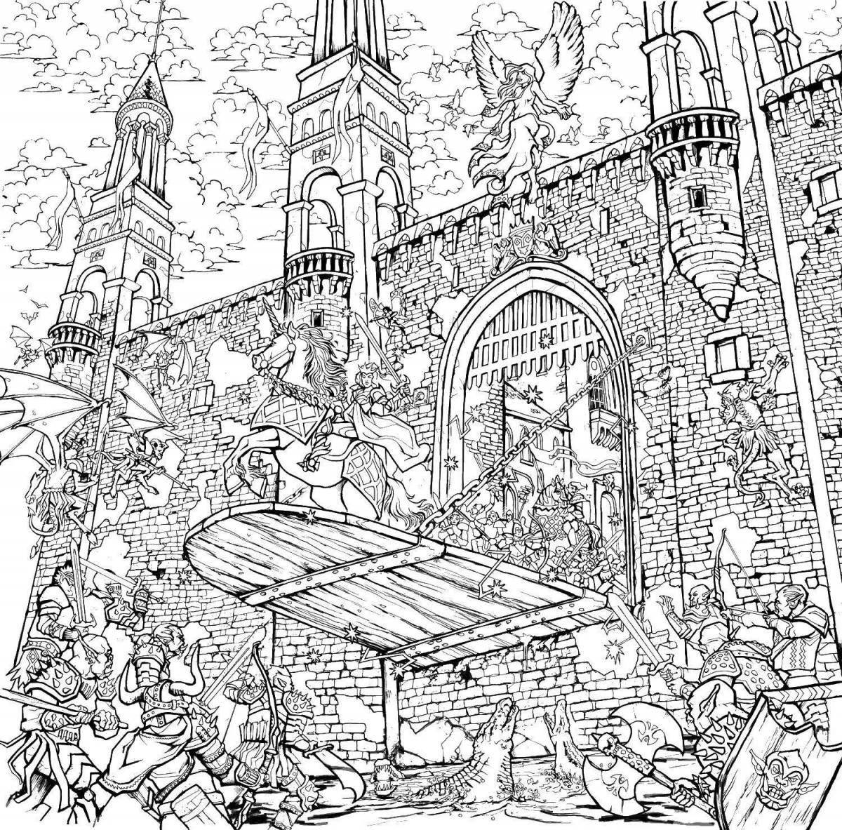 Lost Worlds Incredible Coloring Page