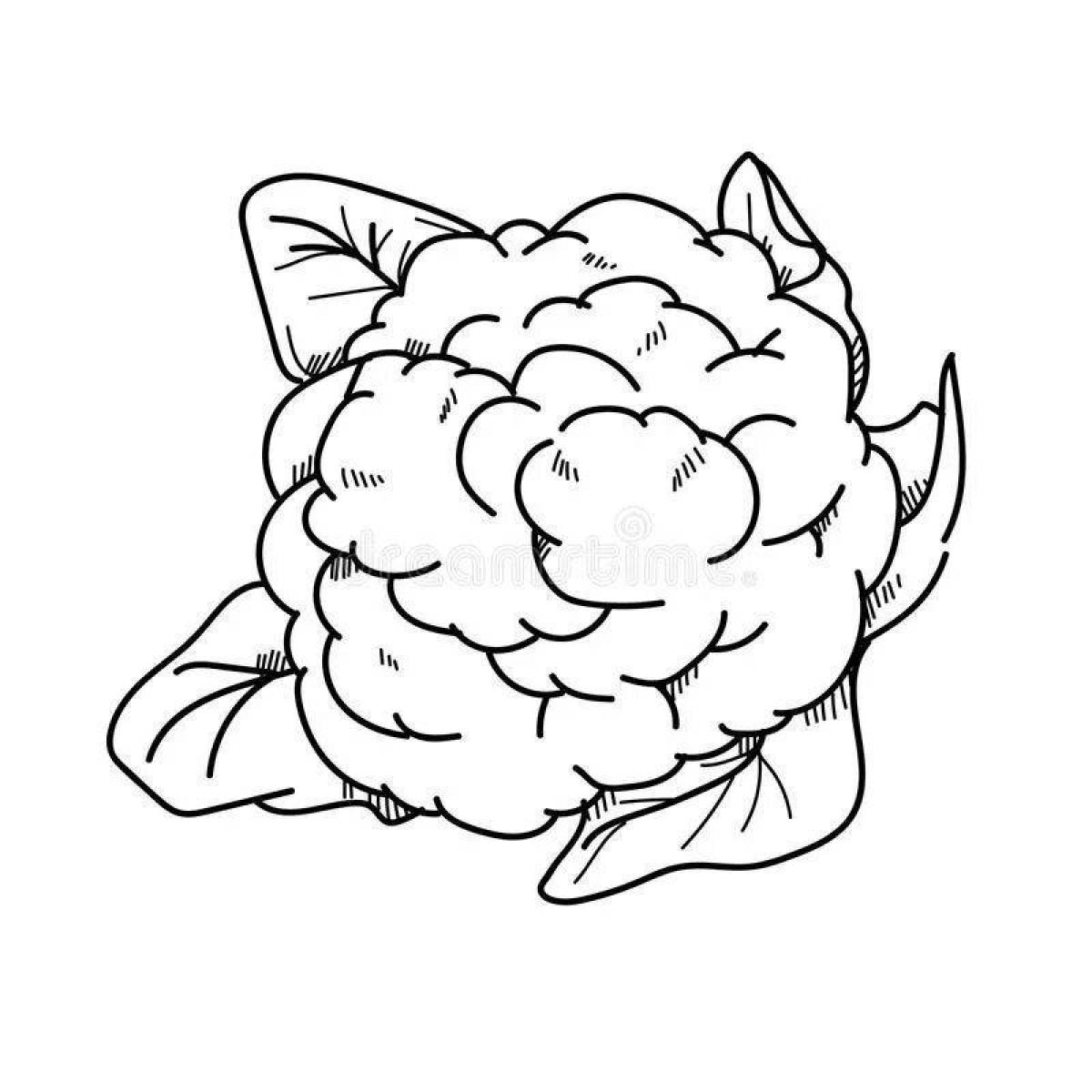 Fun coloring of cauliflower