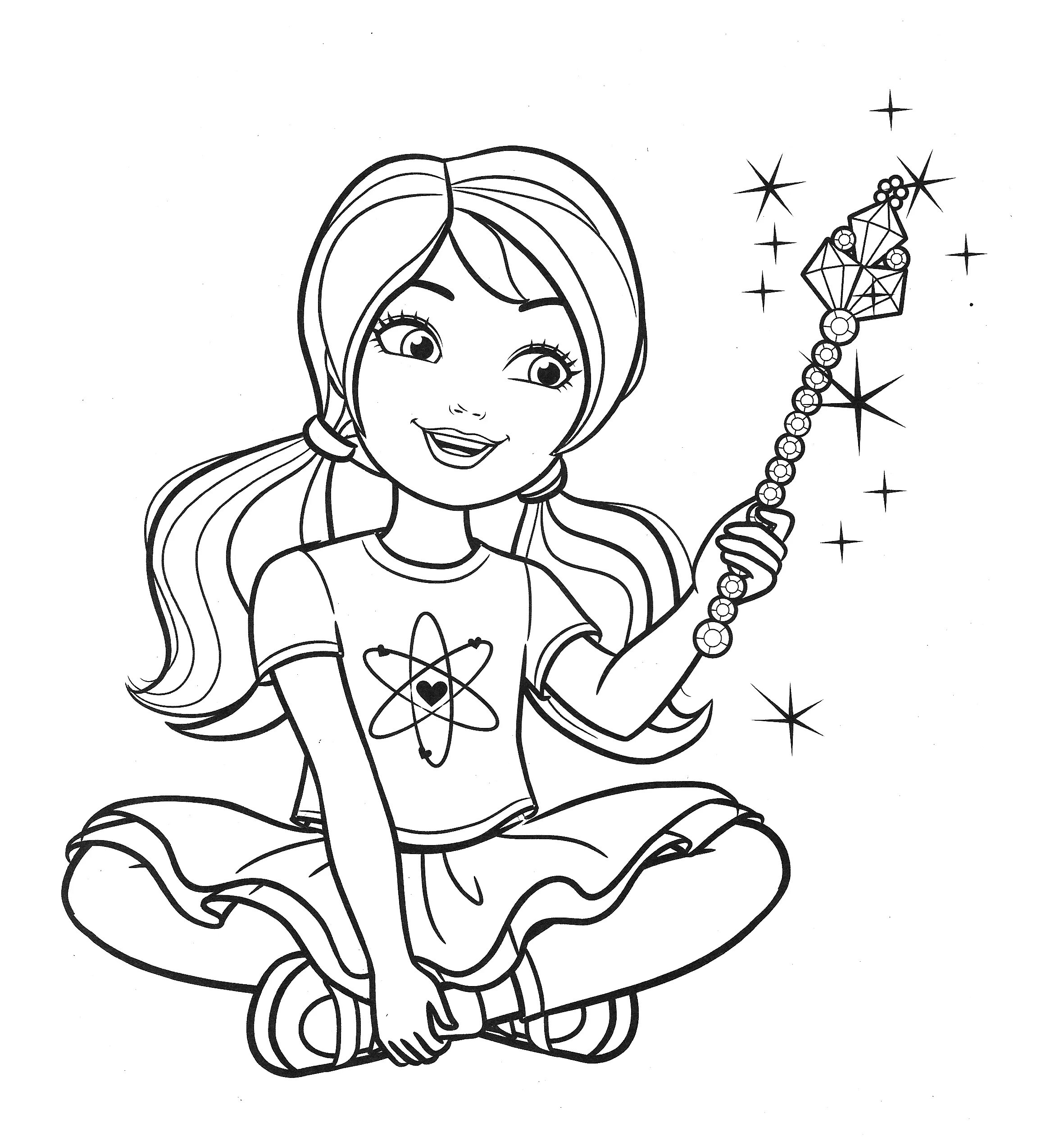 Cute chelsea barbie coloring book