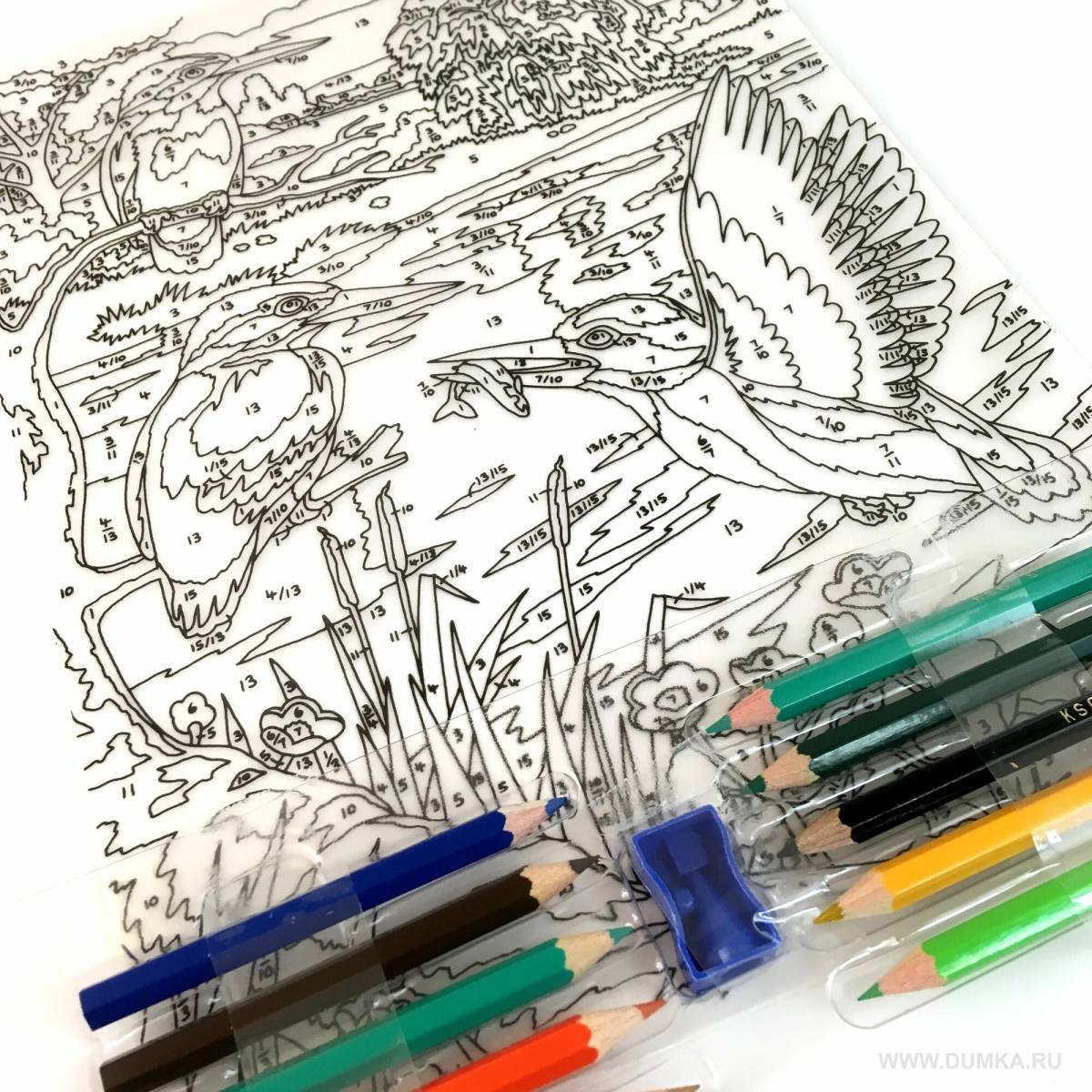 By numbers with felt-tip pens #22