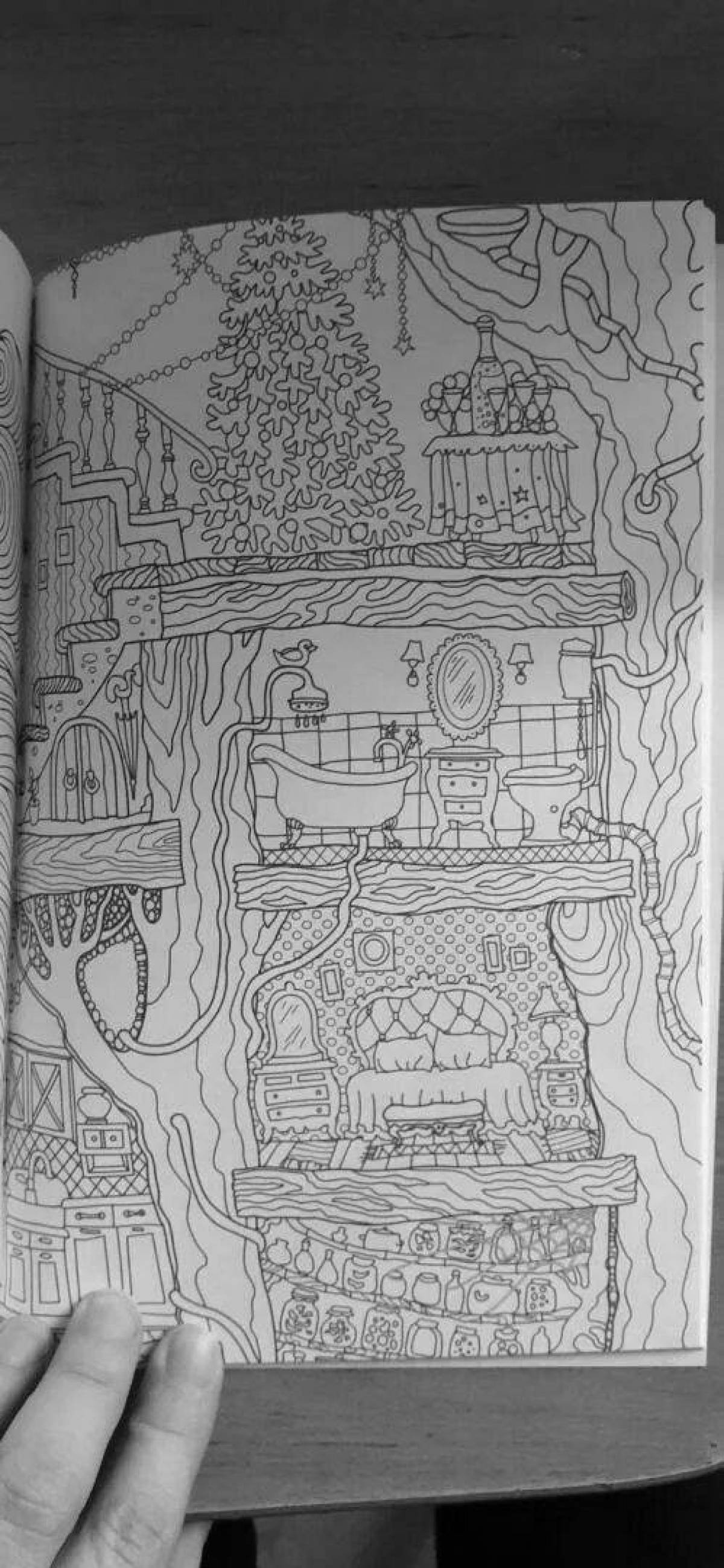 Comforting coloring hygge mini antistress