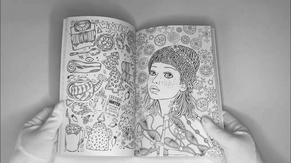 Refreshing coloring hygge mini antistress