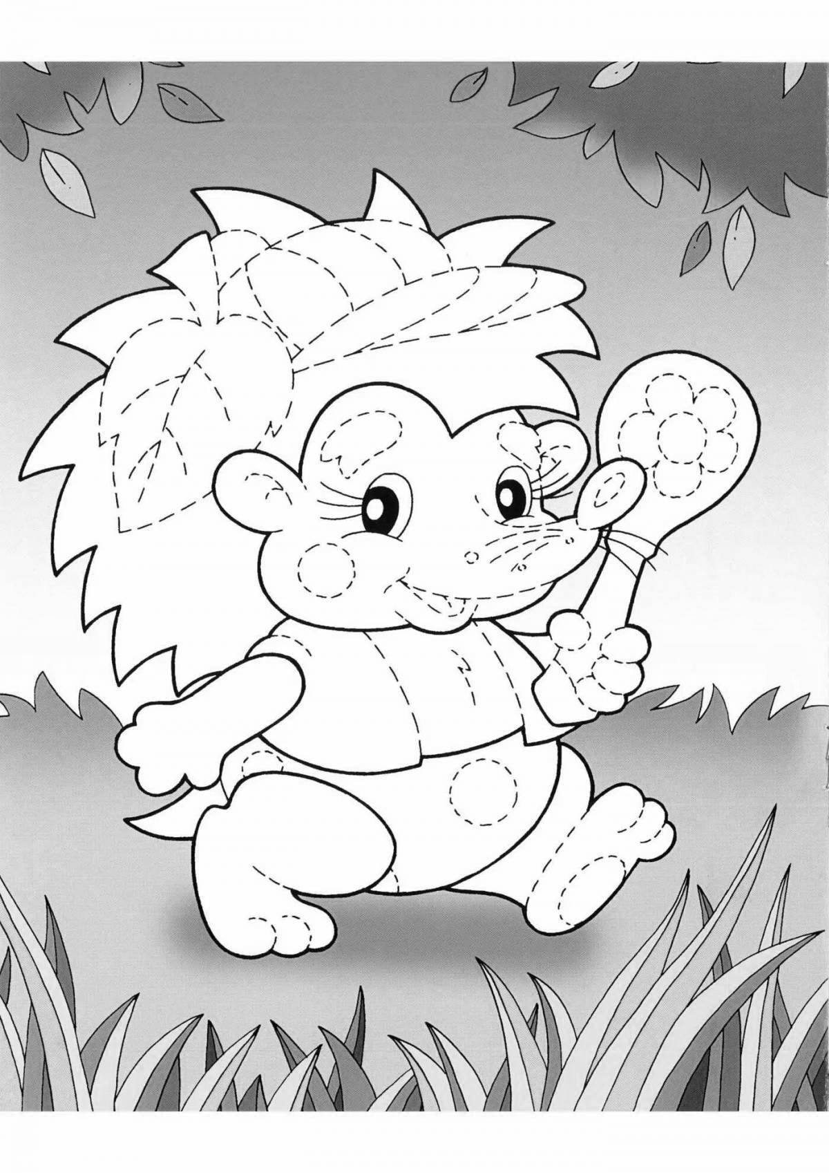 Dazzling coloring page background