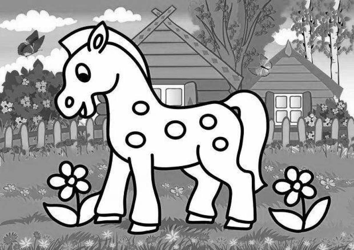 Glamor coloring page background