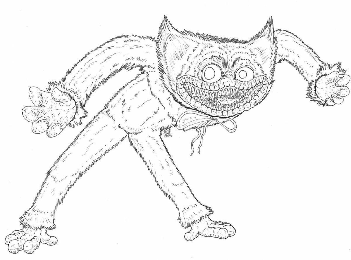 Wagy witch coloring page